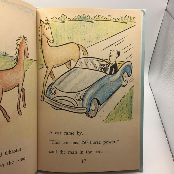 Vintage I Can Read Book Hardcover Chester Syd Hoff Children's Wild Horse Horses - Picture 5 of 9